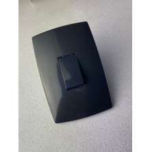 Cj Interruptor Simples Vertical 4X2  - Blux Home Grafite - Bh10423-1Gf