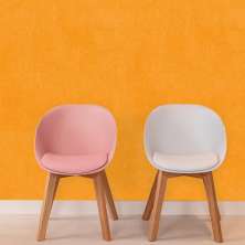Adesivo de Parede para Sala Velvet Amarelo