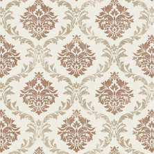 Papel de Parede Arabesco Bege e Marrom (950x52)