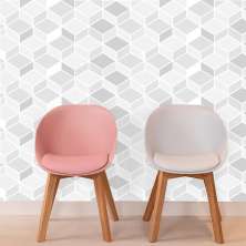 Papel de Parede Beehive Cinza