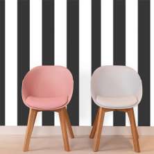 Papel de Parede Bounce Preto E Branco