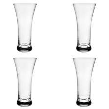 Jogo com 4 Copos para Cerveja Frank Transparente 300 ml
