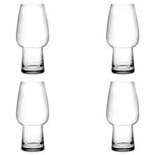 Jogo com 4 Copos para Cerveja Stout Transparente 400 ml