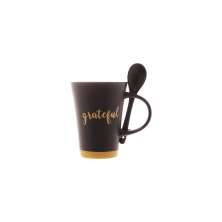 Caneca Grateful Preta 310ml