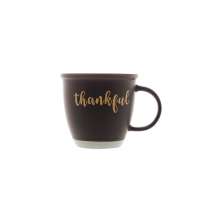 Caneca Thankful Preta 380ml