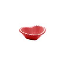 Conjunto de Bowls Beads Vermelho 13 cm