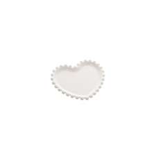 Conjunto de Pratos Beads Branco 10 cm
