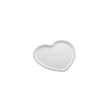 Conjunto de Pratos Beads Branco 17 cm