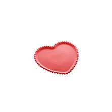 Conjunto de Pratos Beads Vermelho 17 cm