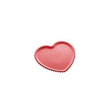 Prato Beads Vermelho 22 cm