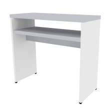 Aparador Natus40 Branco e Cinza Cristal