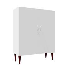 Armário de Escritório KitCubos 2 PT Branco