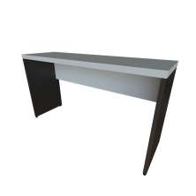Mesa para Notebook Natus Preta e Cinza 140 cm