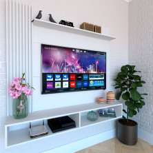 Painel para TV até 42 Polegadas Sand Branco