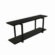 Kit com 2 Prateleiras 90 x 20 cm Preto – NIP3-9020