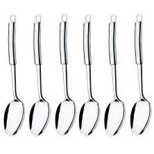 6 Colheres de Servir Top Pratic Inox 32,5cm Brinox Restauran