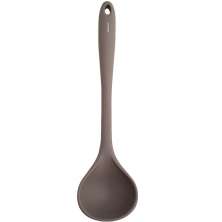 Concha de Silicone Para Cozinha Utensílio Cozinha Silicone Concha Cinza Brinox
