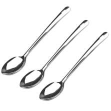 Kit 3 Colheres Grandes para Arroz Aço Inox Colher para Servi