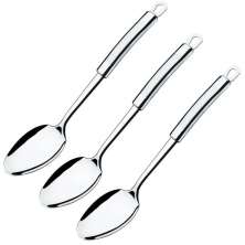 Kit 3 Colheres de Servir 32,5cm Inox Top Pratic Brinox Restaurante Cozinha Buffet