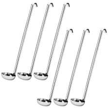 Kit 6 Conchas Inox Cozinha Industrial Restaurante Grande Sopa Molho Arienzo Brinox