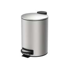 Lixeira com Pedal e Balde Spin Inox 3 L