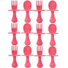 6 Kits Talheres de Treinamento Buba Colher e Garfo para Bebê