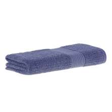 Toalha de Banho Padrão Fio Penteado Canelado Azul Escuro Cor 1659 - Buddemeyer