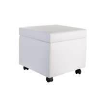 Puff Studio com Baú Branco