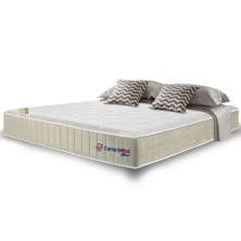 Colchão Queen com Molas Ensacadas Cama inBox Cloud Bege 158x198x28