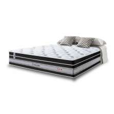 Colchão King de Molas Ensacadas Cama inBox Select Euro Soft 193x203x32 Preto