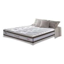 Colchão Queen de Molas Ensacadas D33 Cama inBox Select Firme 158x198x32 Café