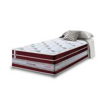Colchão Solteiro de Molas Ensacadas Cama inBox Select Euro Soft 88x188x32 Vinho