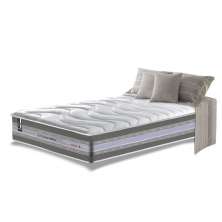 Colchão Solteiro de Molas Ensacadas D33 Cama inBox Select Firme 88x188x32 Cinza