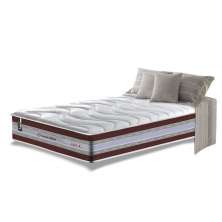 Colchão Solteiro de Molas Ensacadas D33 Cama inBox Select Firme 88x188x32 Vinho