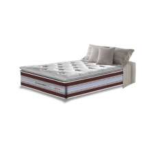 Colchão Solteiro de Molas Ensacadas D33 com Pillow TOP Cama inBox Select 88x188x32 Vinho