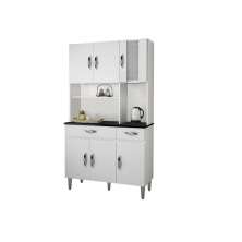 Armario Cozinha 6 Portas 2 Gavetas Ventura CHF Moveis Branco