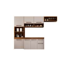 Cozinha Completa Liz CHF Moveis Carvalho/Off White