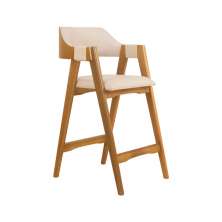 Banqueta Estofada Ottawa Amêndoa e Linho Off White - 58456