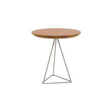 Mesa Lateral Baixa Ronse Cinamomo Amêndoa com Pés de Ferro Champagne - Wood Prime 58485