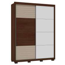 Guarda Roupa Casal Confort 2 Portas 3 Gavetas Marrom Caemmun