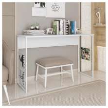 Livreiro Aparador 120cm Sala De Estar Branco Fabrick Caemmun