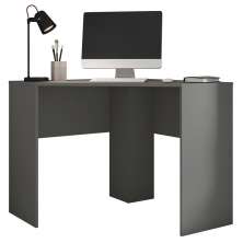 Mesa Canto Em L Para Escritório Office Cinza Cubic Caemmun