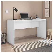 Mesa Para Computador Escritório 135 Cm Cubic Branco Caemmun