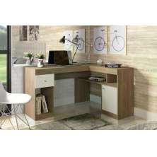 Mesa para Computador Nilo - Buriti/Off White