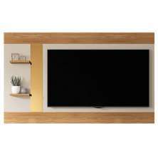 Painel Para TV 65 Polegadas 2 Prateleiras Discovery Caemmun