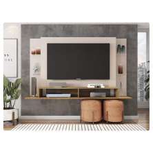 Painel Para TV Até 55 Polegadas Elite Bege Caemmun