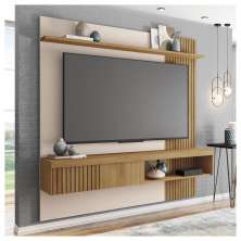 Painel Para Tv's Até 65 Polegadas Marrom Moon Caemmun