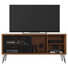Rack Bancada Para TV Até 55 Polegadas Frizz Marrom Caemmun