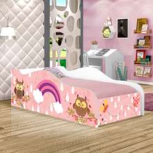 Cama Fun Corujinhas e Borboletas Solteiro