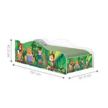 Cama Fun Safari e Zoológico Solteiro